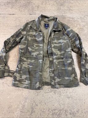 GAP Women's Camo Utility Jacket